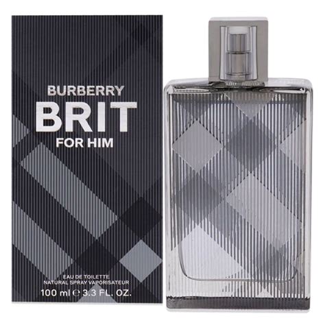 burberry brit men eau de toilette spray 3.3 oz|burberry brit eau de toilette.